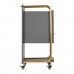 Hairdressing Trolley GABBIANO SOLO Grey-Gold